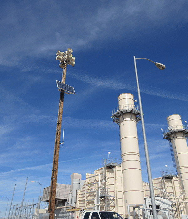 Industrial warning system