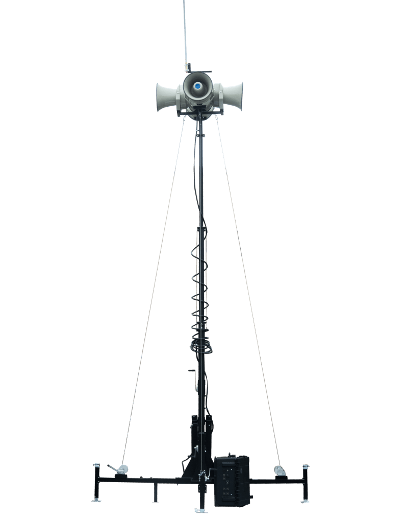Transportable Siren unit for effective mass notification communication